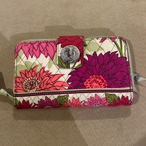 Vera Bradley turn lock wallet